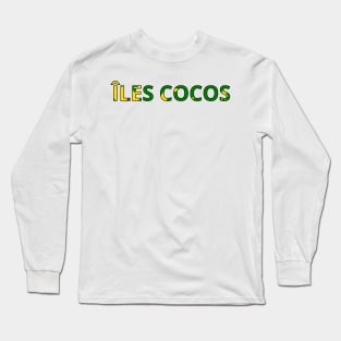 Drapeau Îles Cocos Long Sleeve T-Shirt